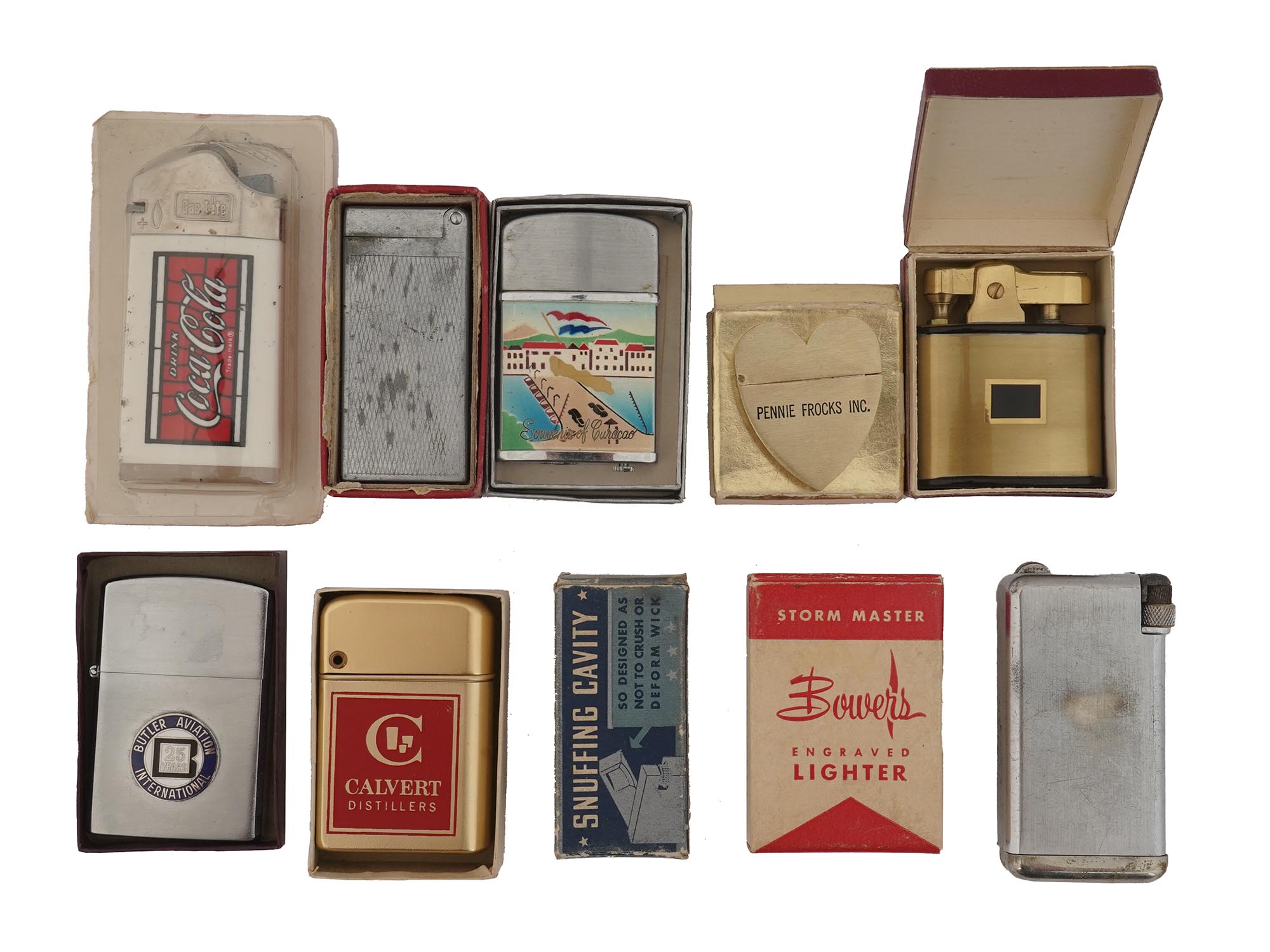 VINTAGE AMERICAN NOVELTY LIGHTER COLLECTION PIC-